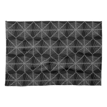 Schwarz-Weiß-Halloween-Spider-Webs