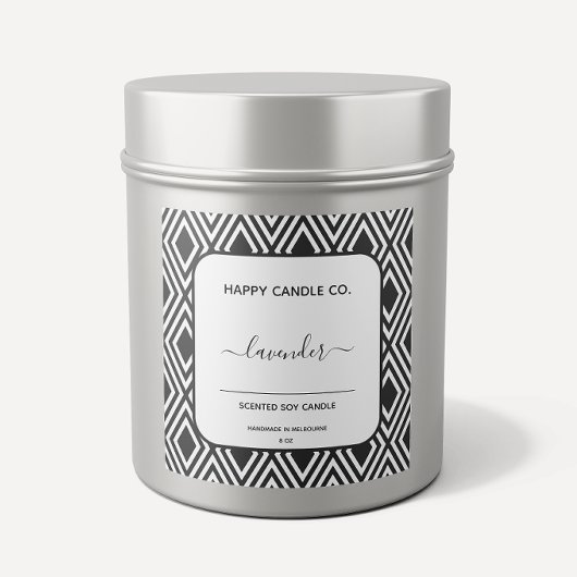 Schwarz-Weiß-handgefertigte Kalligraphie-Kronensch Quadratischer Aufkleber