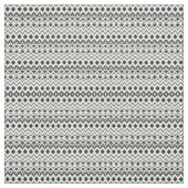 Schwarz-Weiß-Handgezeichnete Azteken Stoff (Muster)