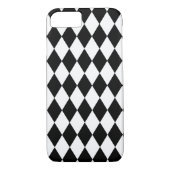 Schwarz-Weiß-Harlequin Case-Mate iPhone Hülle (Rückseite)