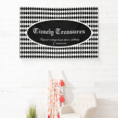 Schwarz-Weiß-Harlequin-Custom Banner (InSitu)