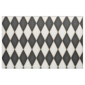 Schwarz-Weiß-Harlequin-Muster (mittlerer Maßstab) Stoff (Fat Quarter (45,7 x 55,9 cm))
