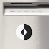 Schwarz & Weiß Harmonie Magnet (In Situ (Geschirrspüler))