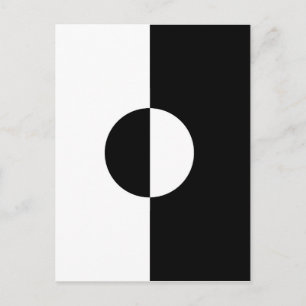 Schwarz & Weiß Harmonie Postkarte