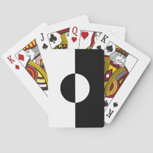 Schwarz & Weiß Harmonie Spielkarten