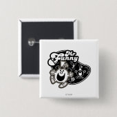 Schwarz & Weiß Herr Lustig Button (Vorne & Hinten)