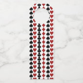 Schwarz-weiß Herzlich Willkommen in Las Vegas Viel Flaschenanhänger (Rückseite)