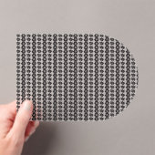 Schwarz-Weiß-Hintergrund mit vielen Punkten Acryleinladungen (Insitu (Handheld))