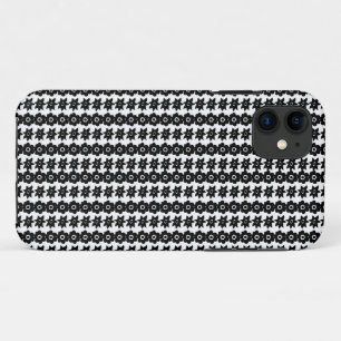 Schwarz-Weiß-Hintergrund mit vielen Punkten Case-Mate iPhone Hülle