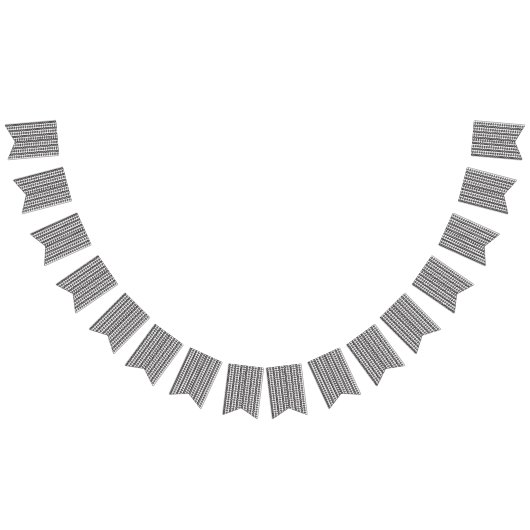 Schwarz-Weiß-Hintergrund mit vielen Punkten Wimpelkette (Alle)