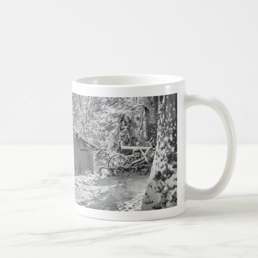 Schwarz-Weiß-Hintergrundbeleuchtung Kaffeetasse (Rechts)