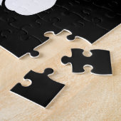 Schwarz-Weiß-Hirte Puzzle (Seite)