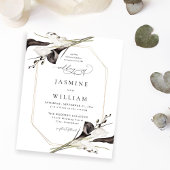 Schwarz-Weiß-Hochzeit 2 Flyer