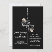 Schwarz-Weiß-Hochzeit