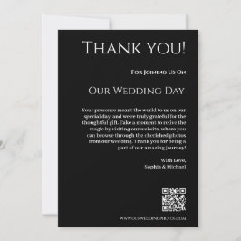 Schwarz-Weiß-Hochzeit- Einladung