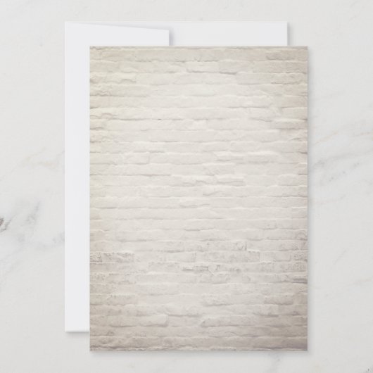 Schwarz-Weiß-Hochzeit Einladung (Rückseite)