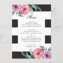 Schwarz-Weiß-Hochzeit. Rosa Blütenfarbe