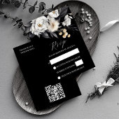 Schwarz-Weiß-Hochzeit Rsvp