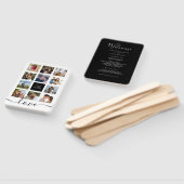 Schwarz-Weiß-Hochzeitsfotografie-Programm Fächer (Non-assembled)