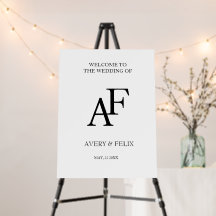 Schwarz-Weiß-Hochzeitshauptgast