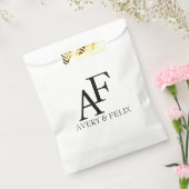 Schwarz-Weiß-Hochzeitshauptgast Geschenktütchen (Versiegelt)