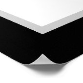 Schwarz-Weiß-Hochzeitskarte für 240 Poster (Ecke)