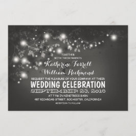 Schwarz-Weiß-Hochzeitsnacht Einladung