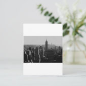 Schwarz-Weiß-Holzeffekt NYC Postkarte (Stehend Vorderseite)