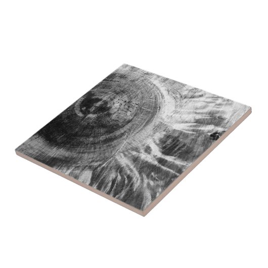 Schwarz-Weiß-Holzstruktur Fliese (Seite)