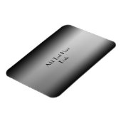 Schwarz-Weiß-Horizont-Flex-Magnet Magnet (Linke Seite)