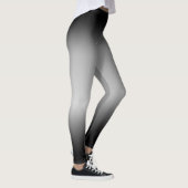 Schwarz-Weiß-Horizont Leggings (Rechts)