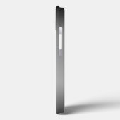 Schwarz-Weiß-Horizont Personalisiert Case-Mate iPhone Hülle (Rückseite / Links)