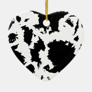 Schwarz-Weiß-Hummer Keramik Ornament