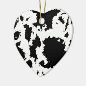 Schwarz-Weiß-Hummer Keramik Ornament (Links)