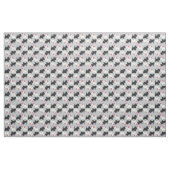 Schwarz-Weiß-Hunde Kunststoffe Stoff (Yard (91,4 cm))