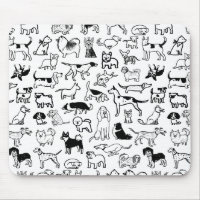 Schwarz-Weiß-Hunde-Muster | Coole Canine Lover