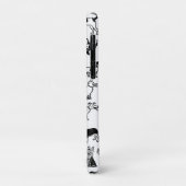 Schwarz-Weiß-Hunde-Muster | Niedliche Canine Lover Case-Mate iPhone Hülle (Hinten/Links)