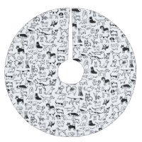 Schwarz-Weiß-Hunde-Muster | Niedliche Canine Lover