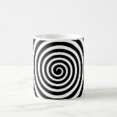 Schwarz-Weiß-Hypnotik Kaffeetasse (Mittel)