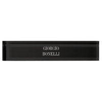 Schwarz-weiß Ihr Name Minimalistisch Personal Mode