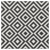 Schwarz-Weiß-Ikat-Plätze Mosaikkunstmuster Stoff (Nahaufnahme)