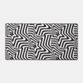 Schwarz-Weiß-Illusionsschreibmatte Schreibtischunterlage (Vorderseite)