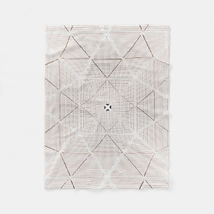Schwarz-Weiß-Illustration Fleecedecke
