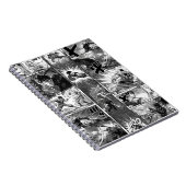 Schwarz-Weiß-Illustration, Manga von Natasha Us Notizblock (Rechte Seite)