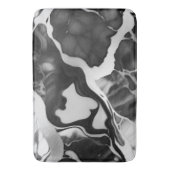 Schwarz-Weiß-Imitat aus Trendfarben Badematte (Vorderseite Vertikal)