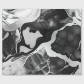 Schwarz-Weiß-Imitat aus Trendfarben Geschenkpapier (Flach)