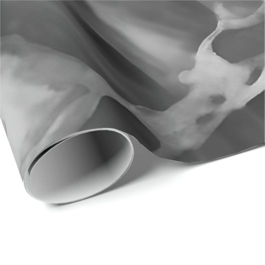 Schwarz-Weiß-Imitat aus Trendfarben Geschenkpapier (Rolleneckpunkt)