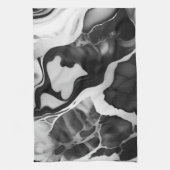 Schwarz-Weiß-Imitat aus Trendfarben Geschirrtuch (Vertikal)