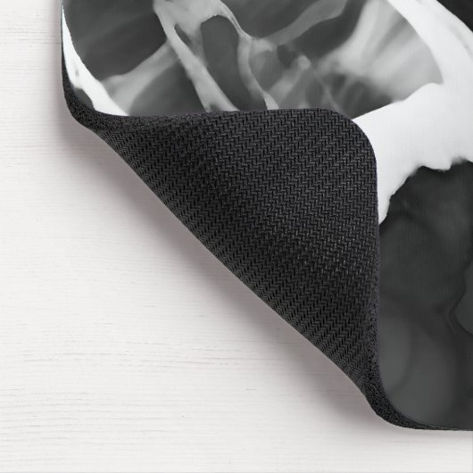 Schwarz-Weiß-Imitat aus Trendfarben Mousepad (Ecke)