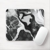 Schwarz-Weiß-Imitat aus Trendfarben Mousepad (Mit Mouse)